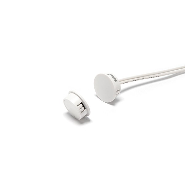 Flush-mounted flat magnetic contact (white) (B-2FLF)