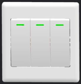 3 Gang 1 Way Switch