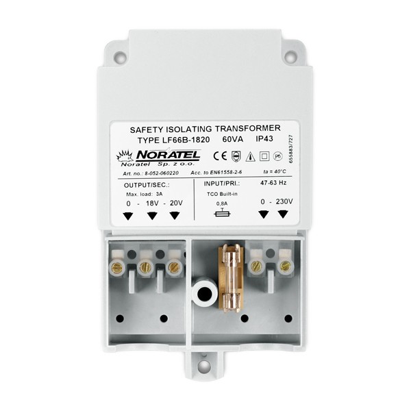 230V/18V AC Transformer (TR 60 VA)