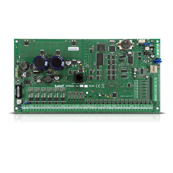 EN50131 Grade 3 compliant alarm control panel main board, with 16 up to 64 zones and outputs(INTEGRA 64 Plus)