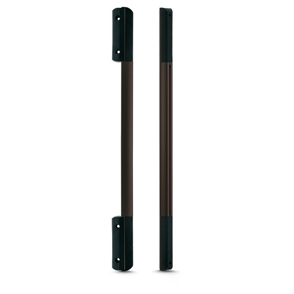 Active infrared barrier with 2 beams (brown) (ACTIVA-2 BR)